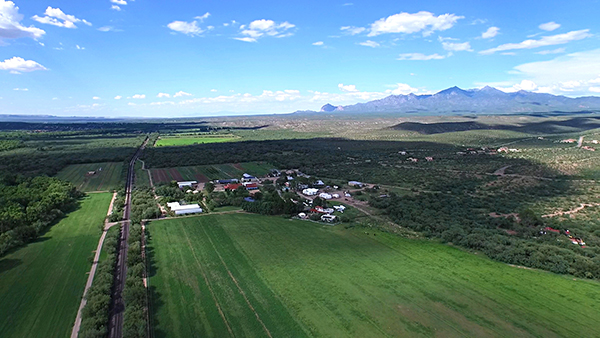 Aerial shot of Avalon Gardens & EcoVillage