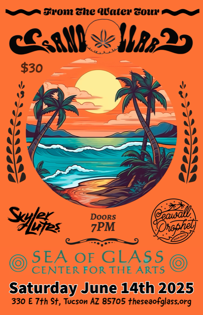 An evening of heavy-hitting Reggae Rock - 3 bands: SANDOLLAR, SKYLER LUTES & SEAWALL PROPHET