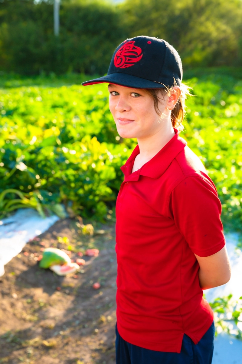 Boy in field at GSSU